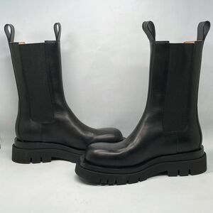 Bottega Veneta Lug Sole Leather Boots size 40
